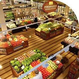 طراحی داخلی سوپرمارکت توسط orosita
